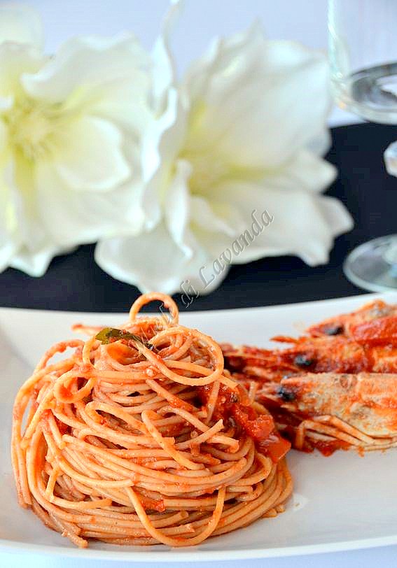Spaghetti agli scampi