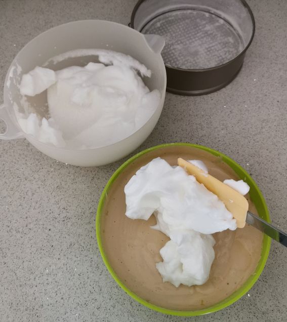 Torta nuvola di yogurt al cocco con cioccolato ovvero torta spongecake